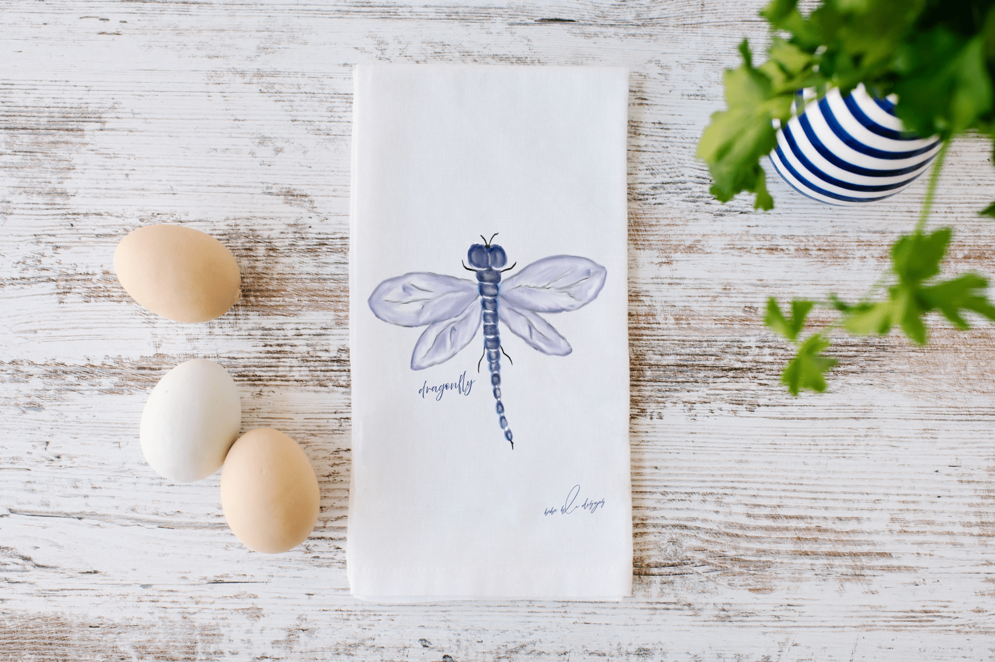 BLUE DRAGONFLY EGGS