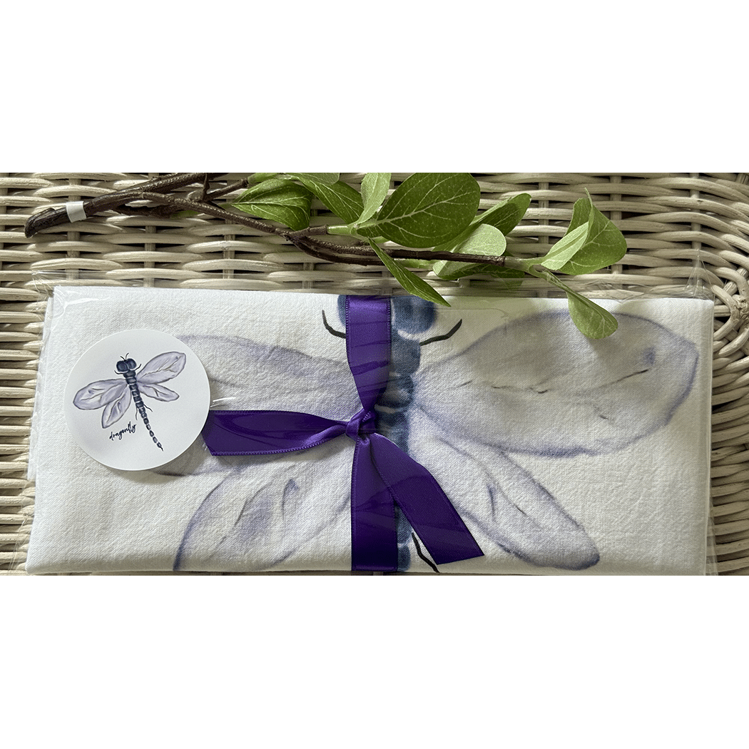 Blue dragonfly wrapped