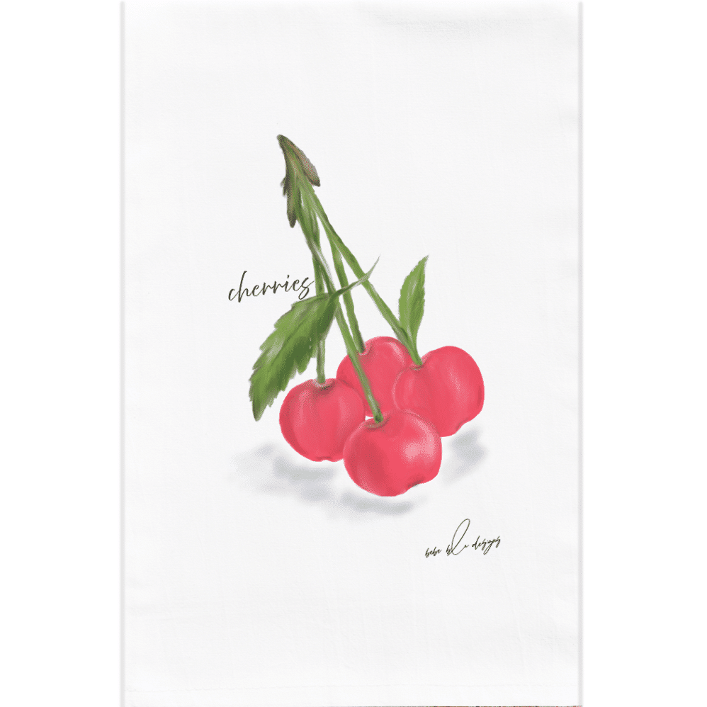 CHERRIES FLOUR SACK TOWEL