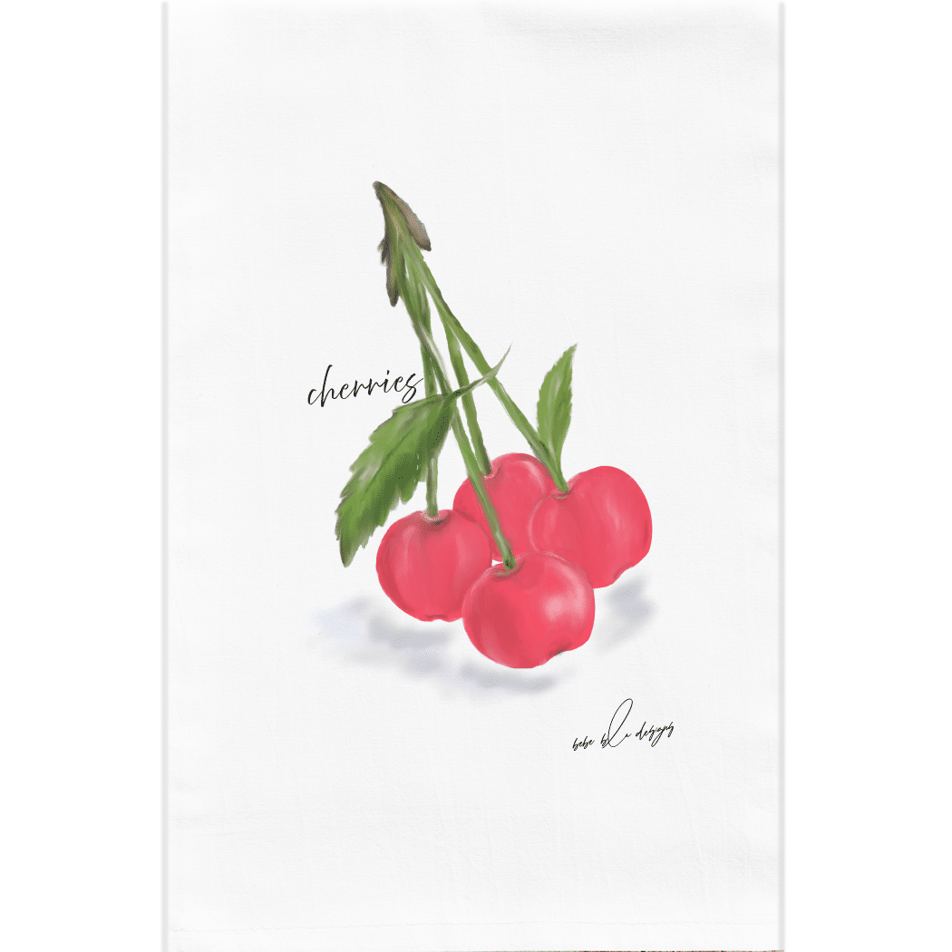 CHERRIES FLOUR SACK TOWEL