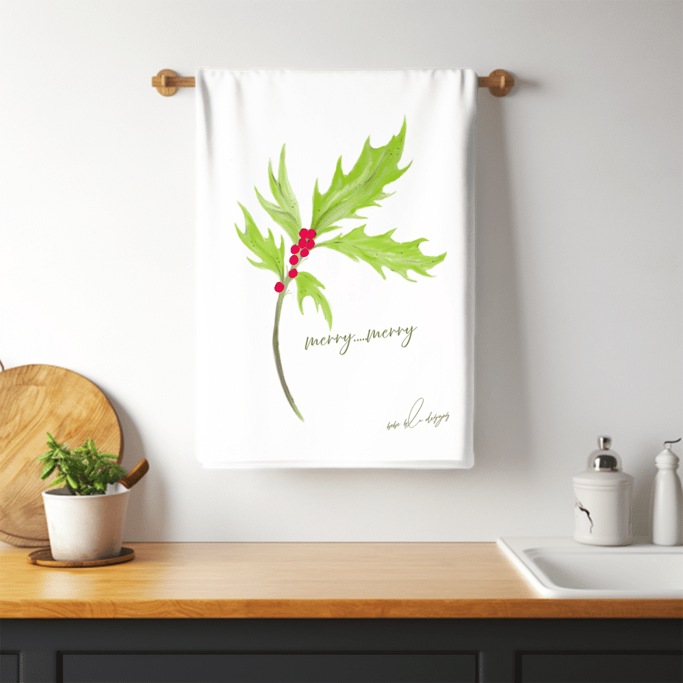 HOLLY MERRY TOWEL BAR