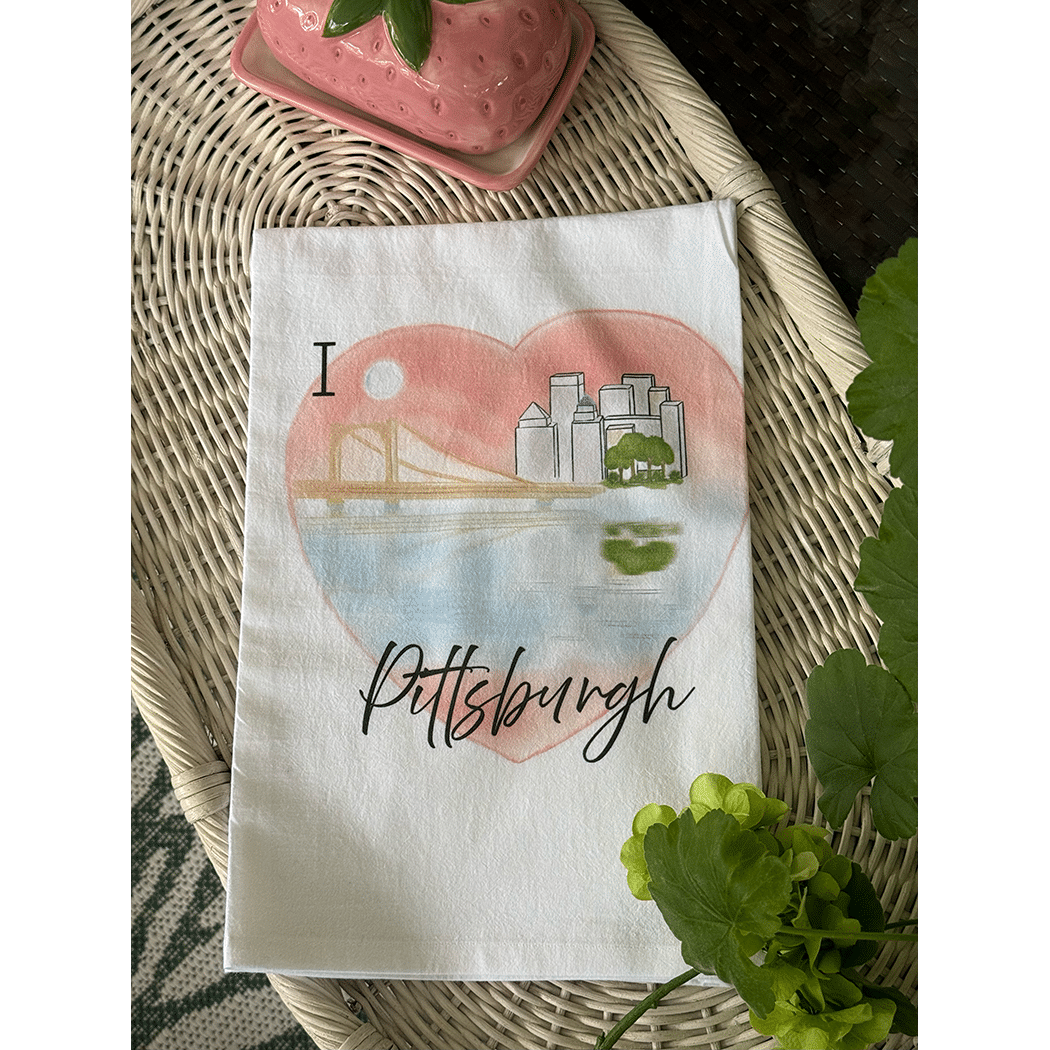 I love Pittsburgh flour sack