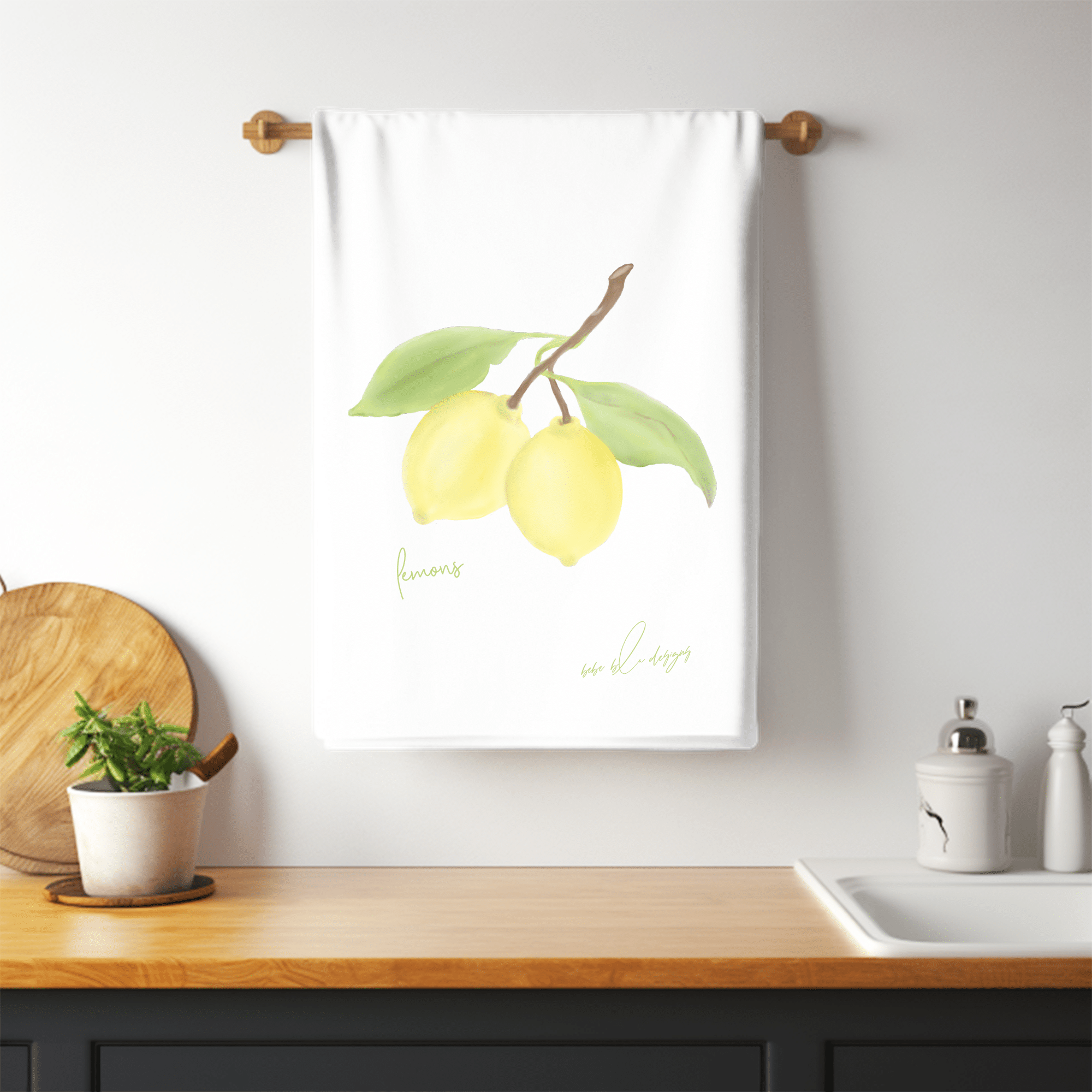 LEMONS FLOUR SACK TOWEL