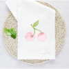 PINK CHERRY FLOUR SACK TOWEL 1