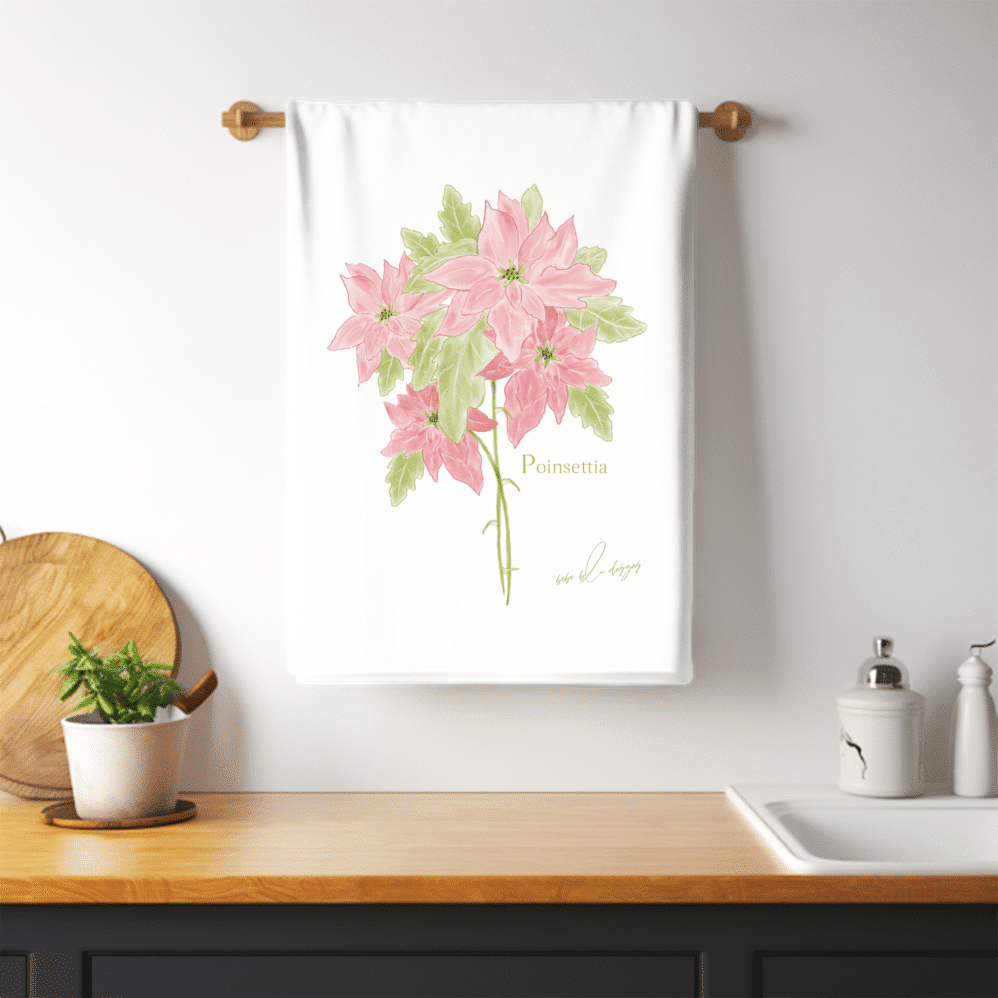 POINSETTIA TOWEL BAR