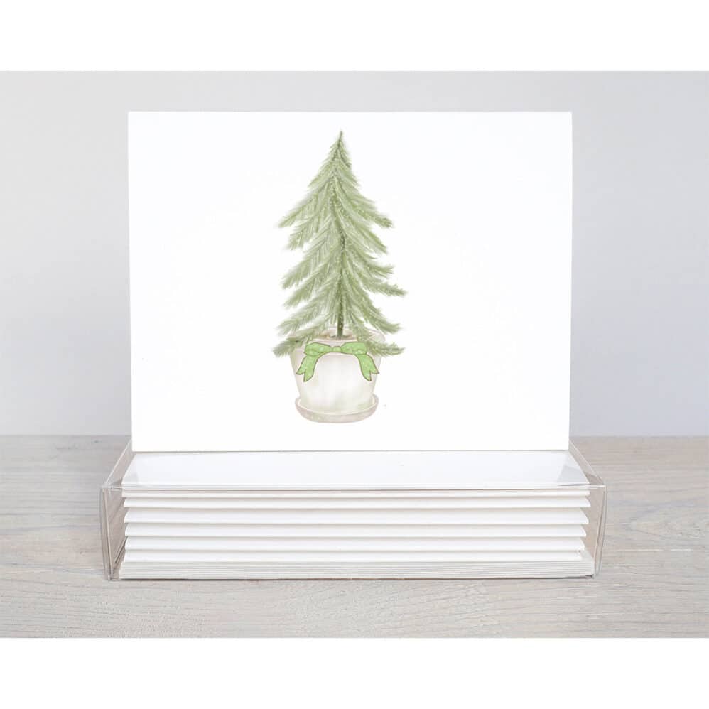 Pine Tree Holiday Note Card