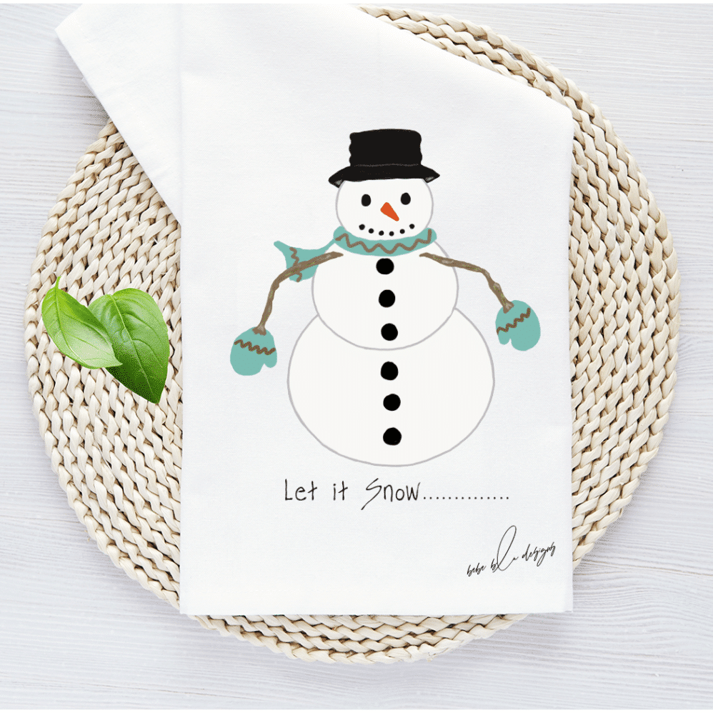 SNOWMAN ON WICKER NEW