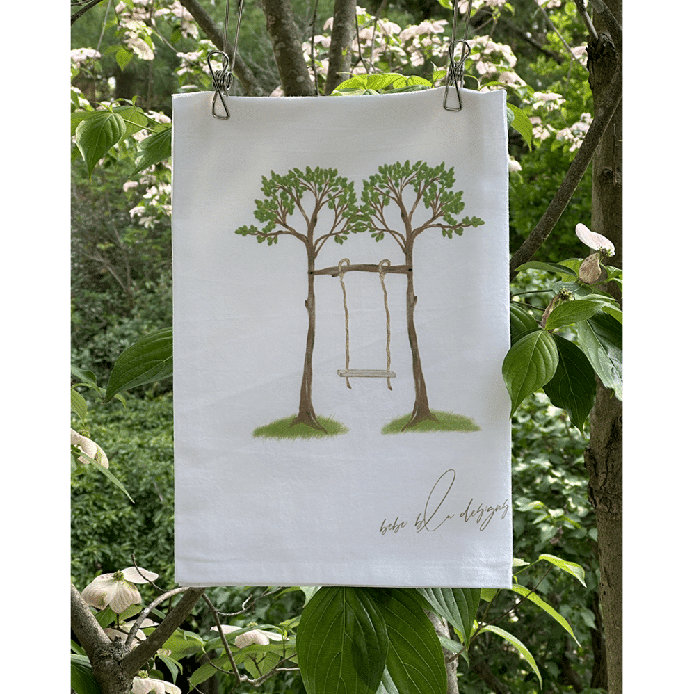 tree Swing flour sack towel