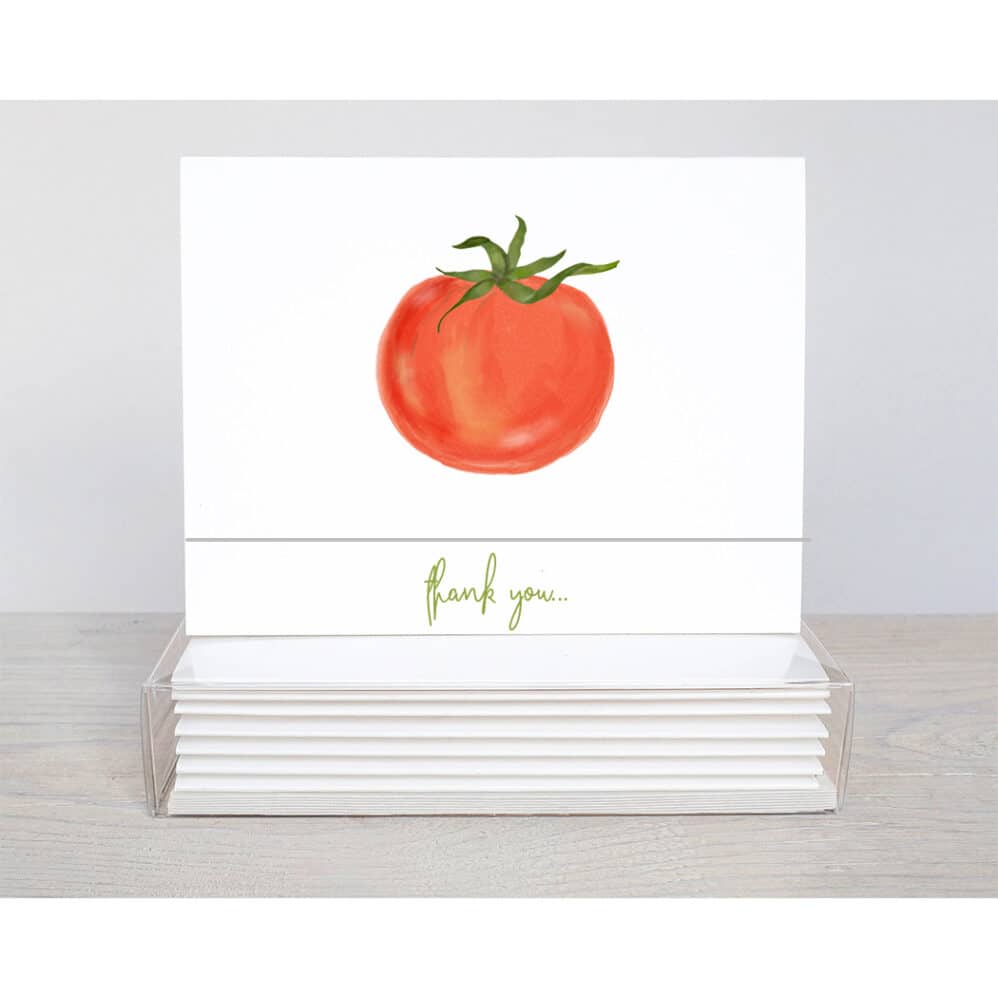 TOMATO THANK YOU NOTE CARD