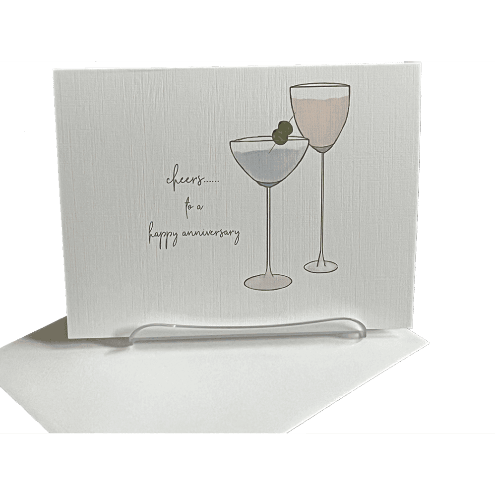 anniversary cheers note card