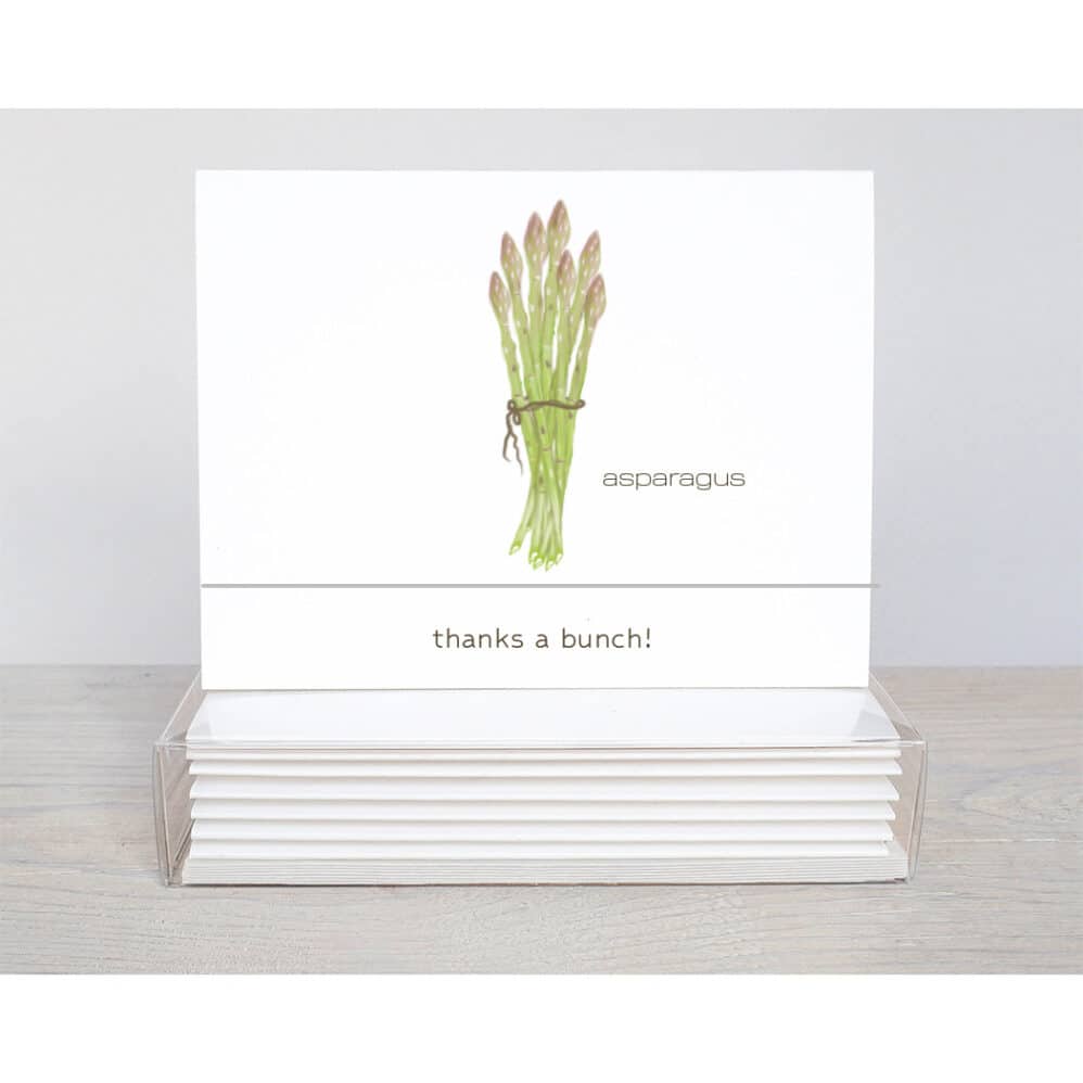 asparagus thank you notes