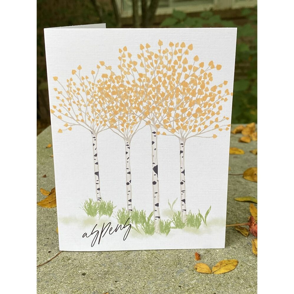 aspen note card