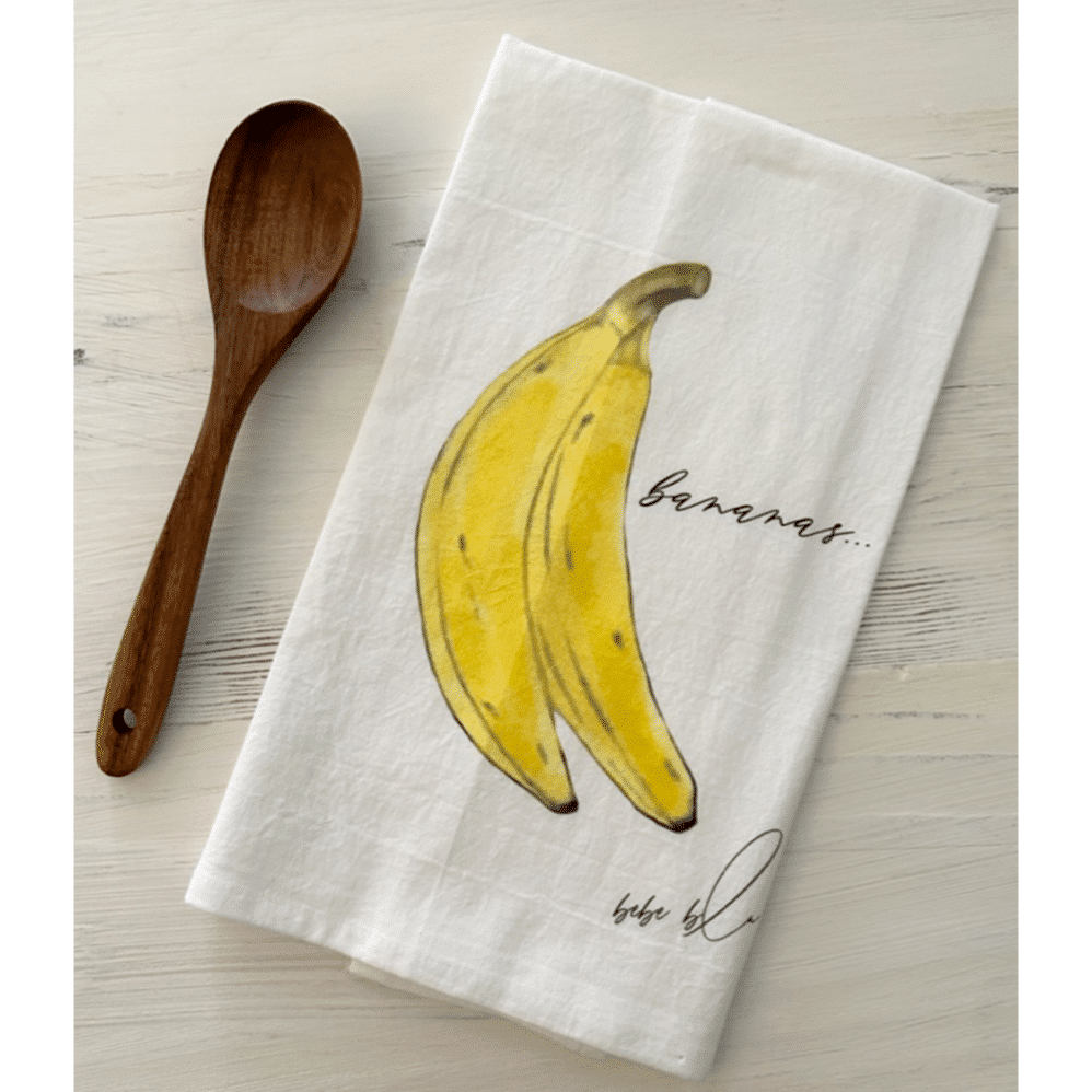 bananas flur sack towel