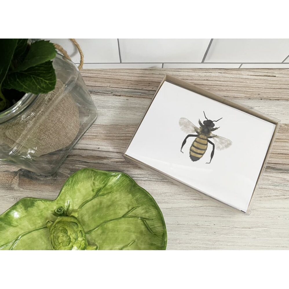 bee note cards