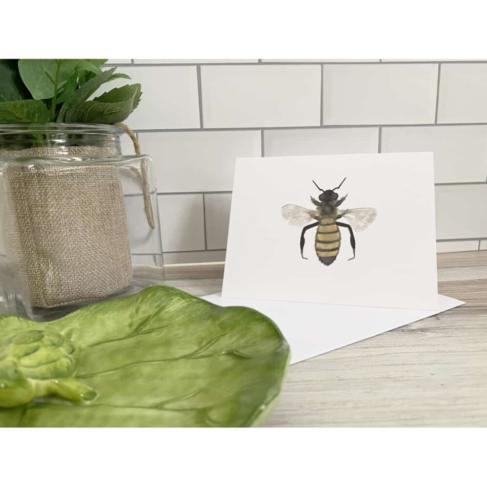 bee note card