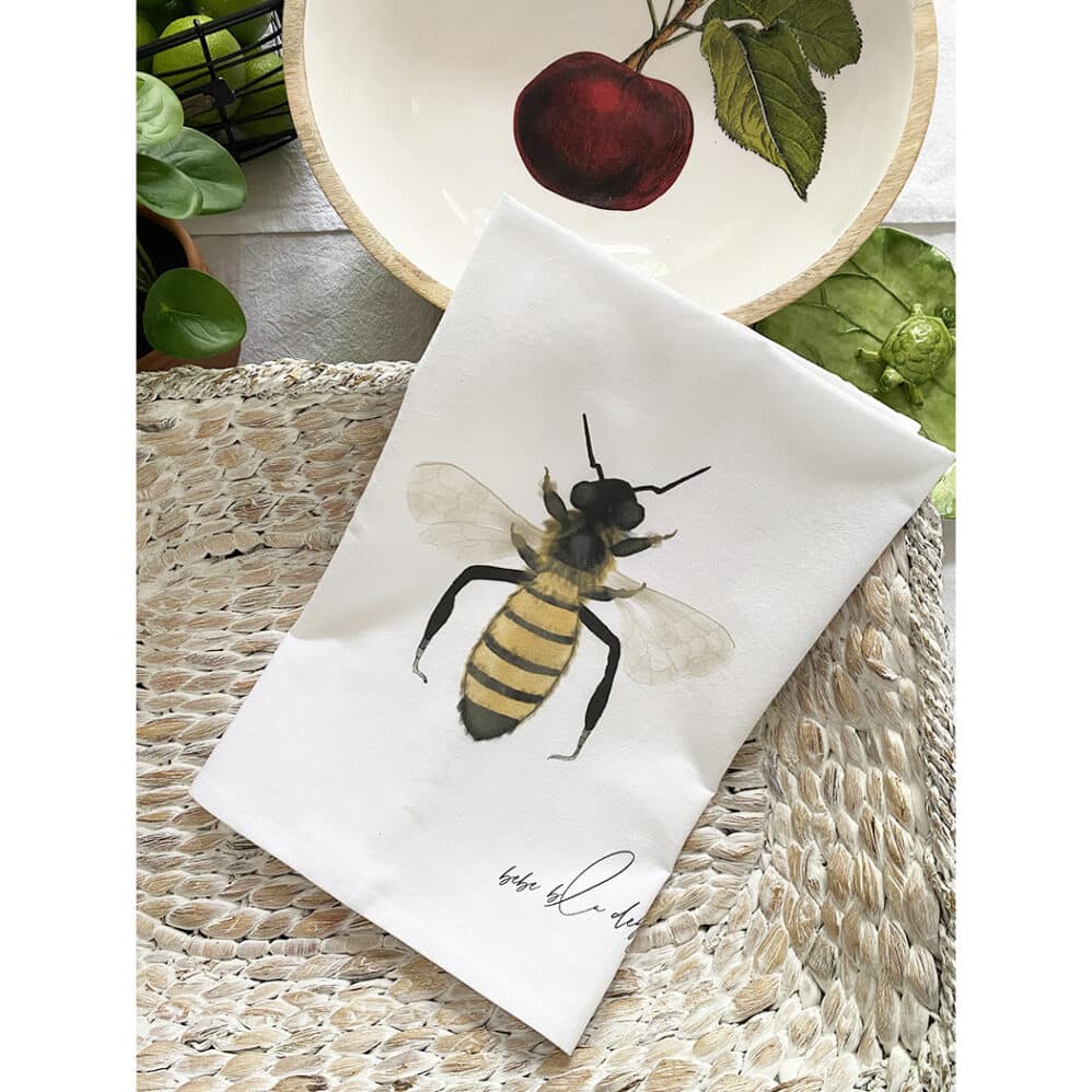 bee flour sack towel