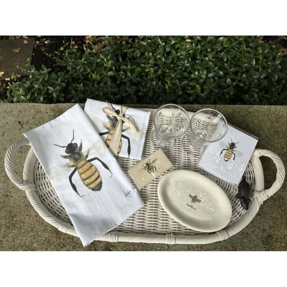 bee flour sack towel