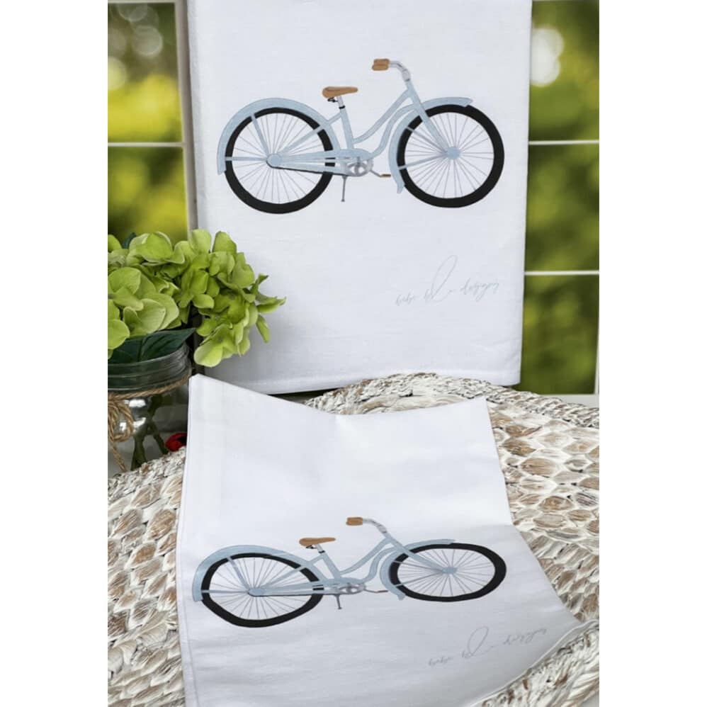 bicycle flour sack towel