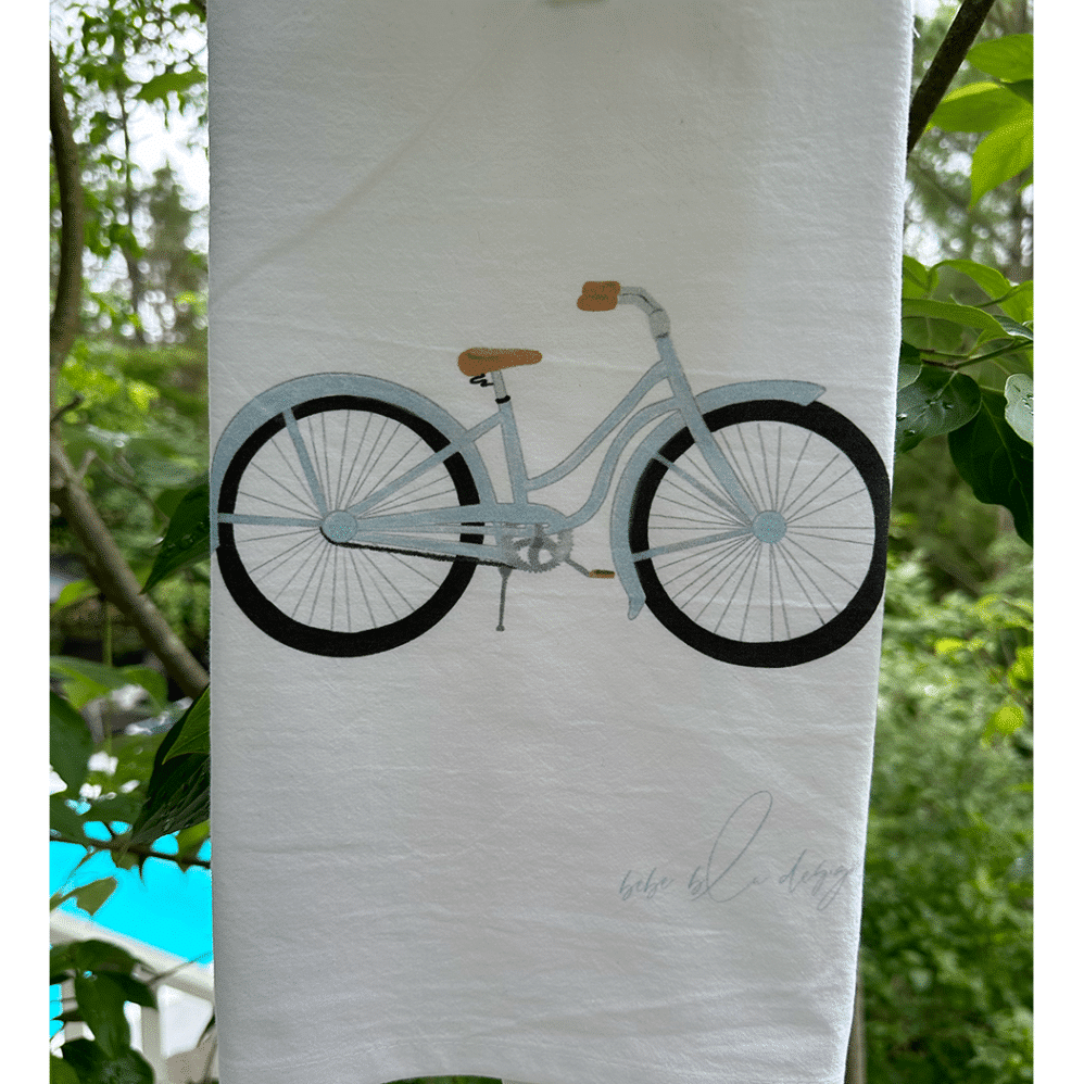 bicycle flour sack towel