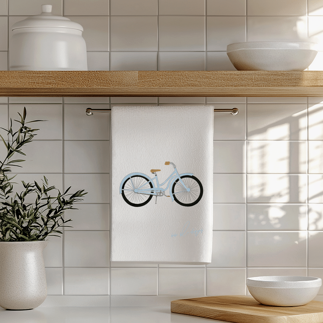 blue bicycle kitchen