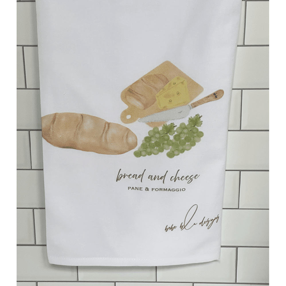 bread and cheese flour sack towel 3