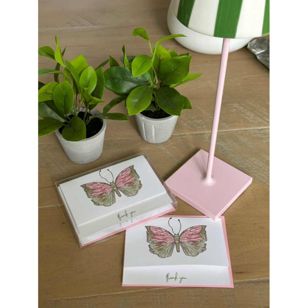 butterfly note cards