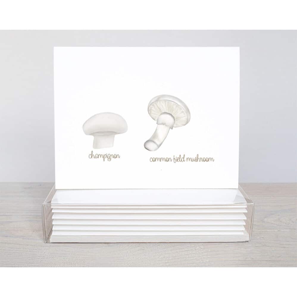 multi fungi note card