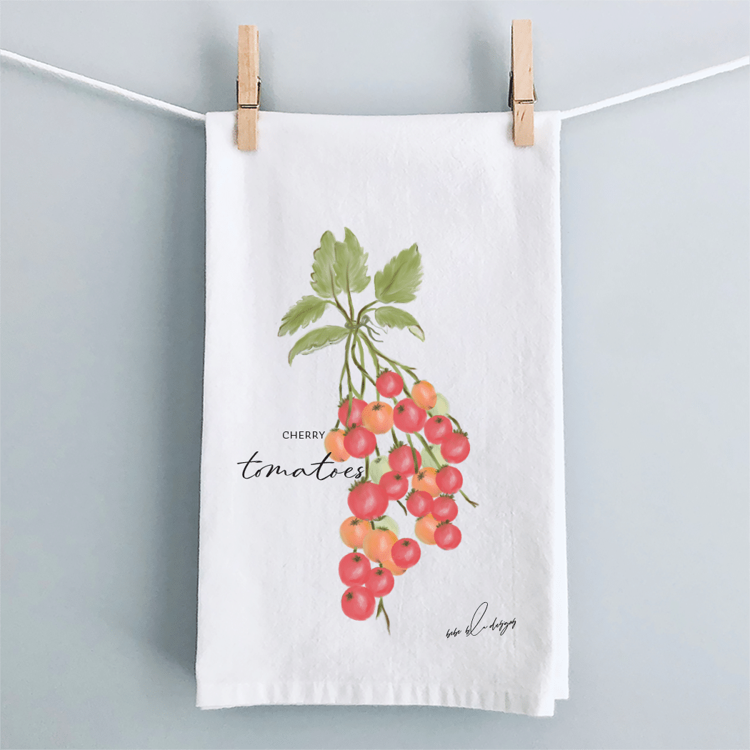 cherry tomatoes clothesline
