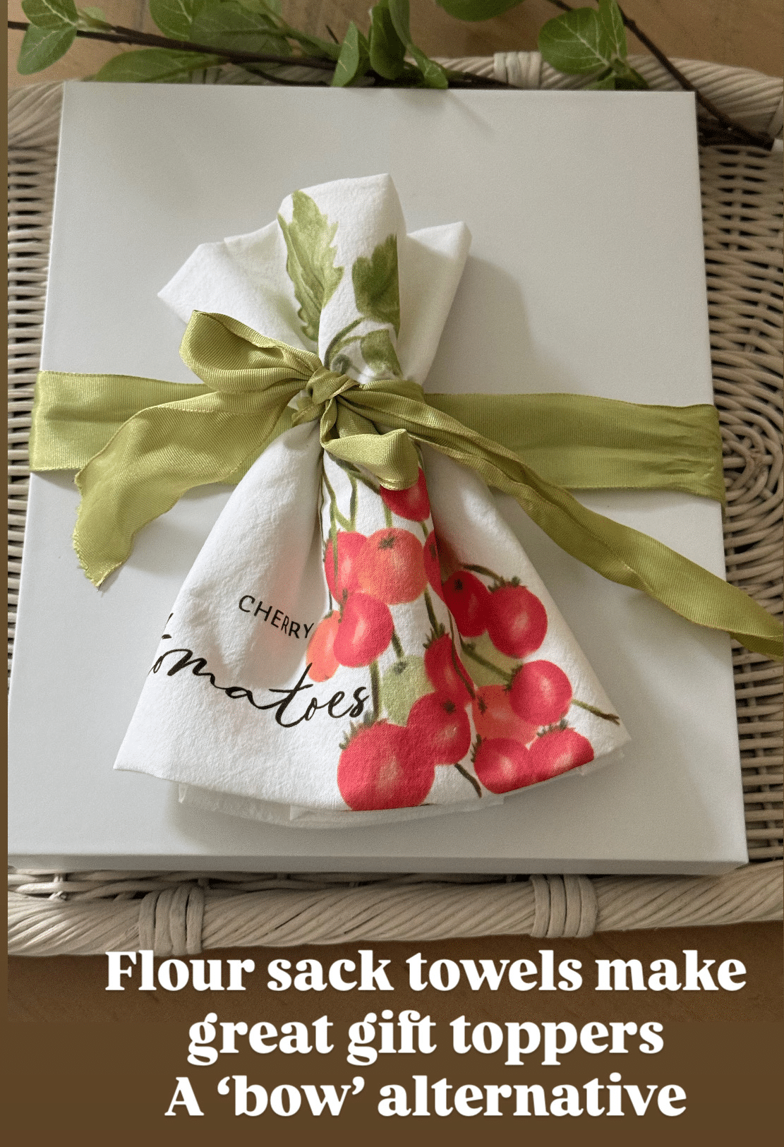 cherry tomatoes gift topper