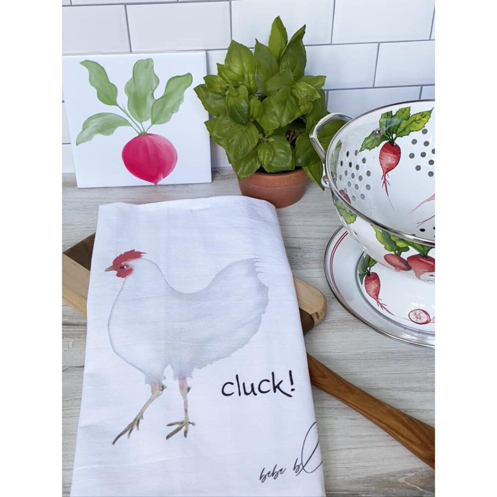 chicken flour sack towel