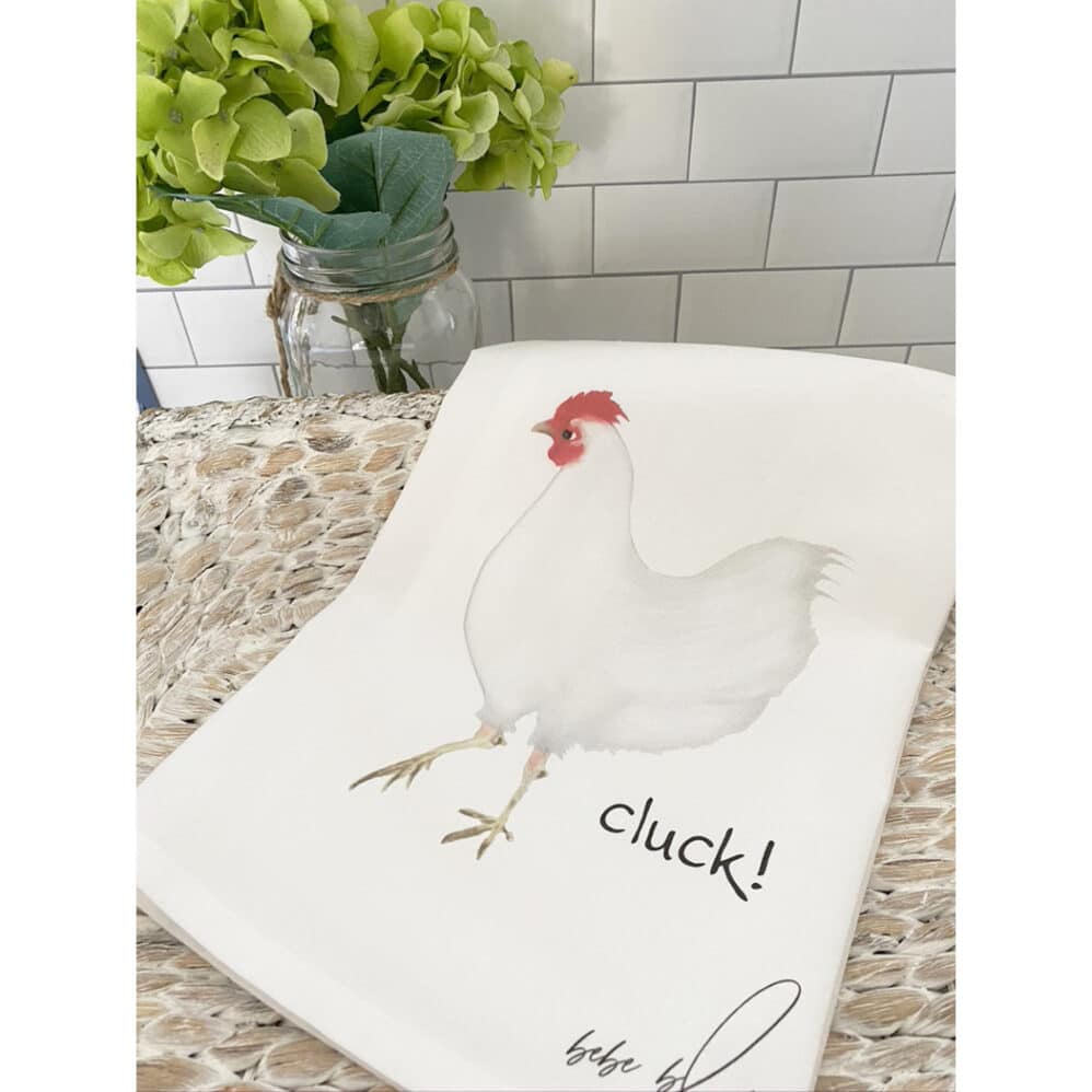 chicken flour sack towel