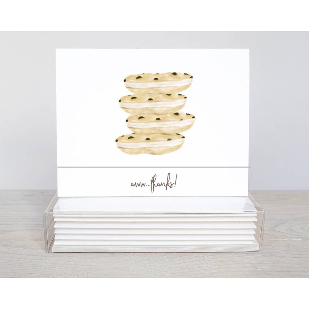 chocolate chips thank you notes