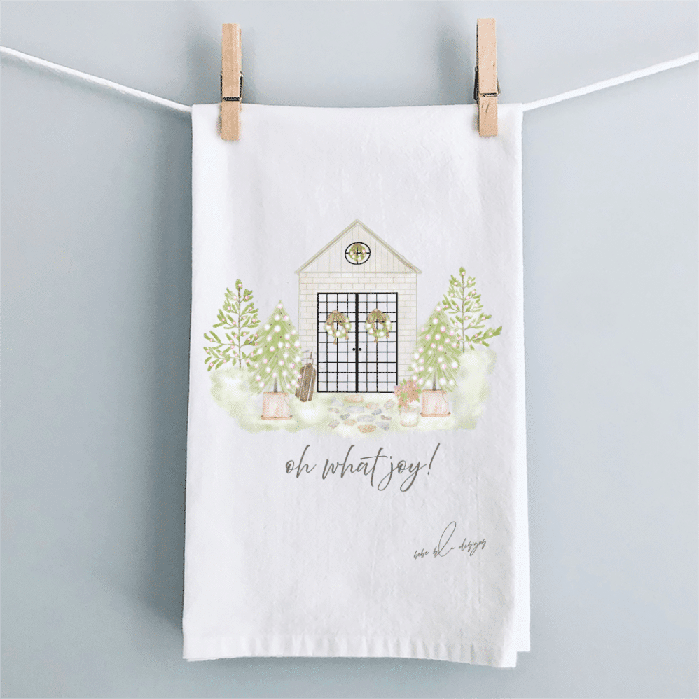 christmas house clothesline