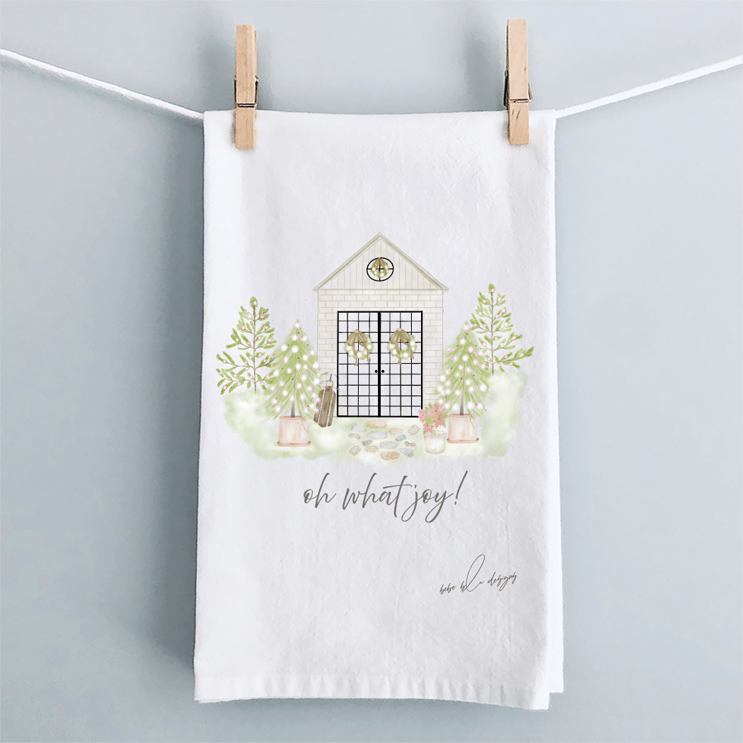christmas house clothesline