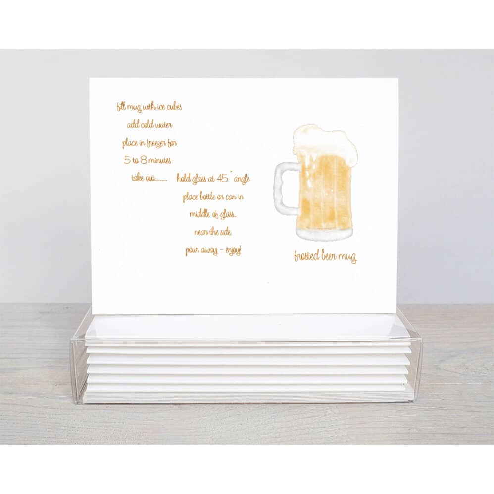 cocktail time note card