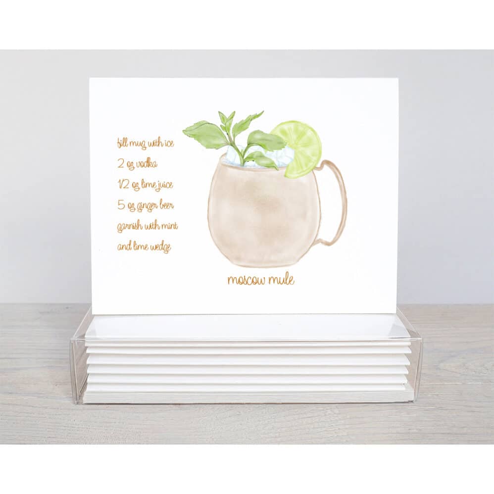 coctail time note card 4