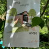 covered bridge holiday flour sack towel outside