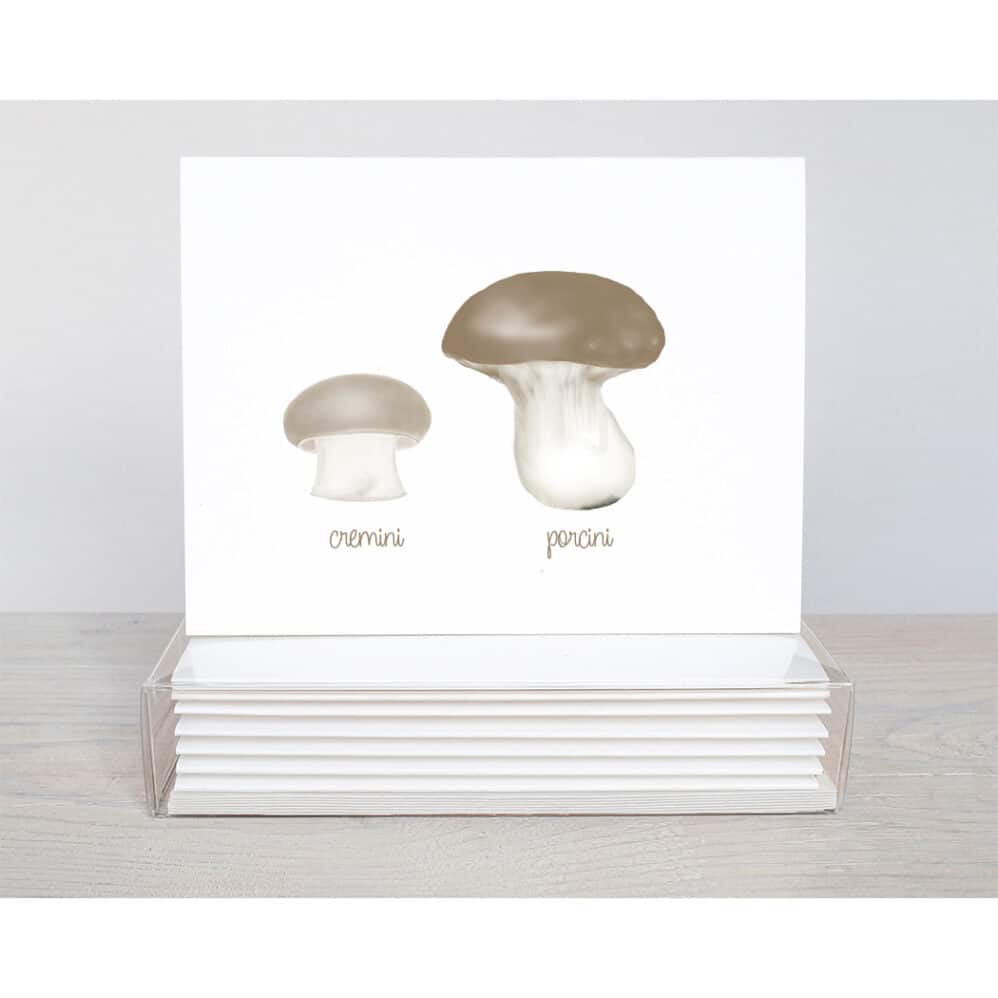 multi fungi note card