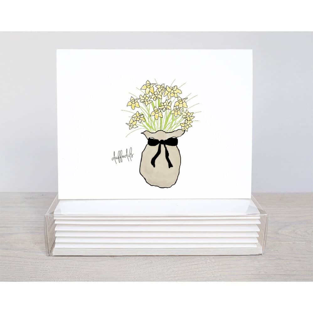 daffodil note card