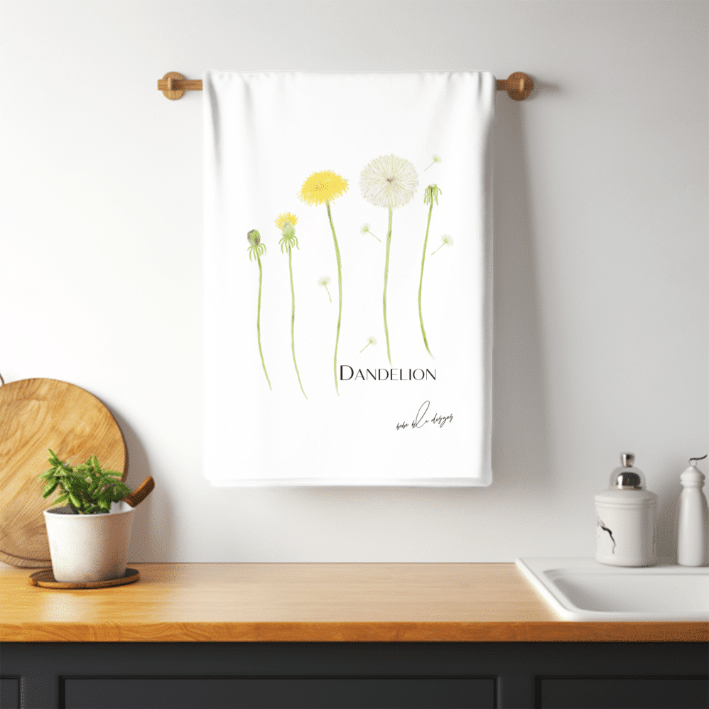 dandelion towel bar