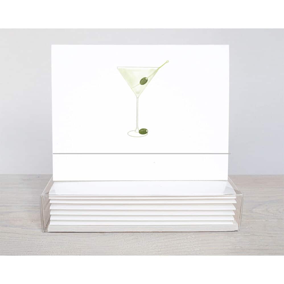 dry martini note cards