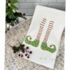 elf legs flour sack towel
