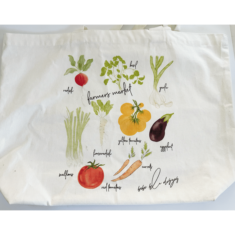 farmers market tote