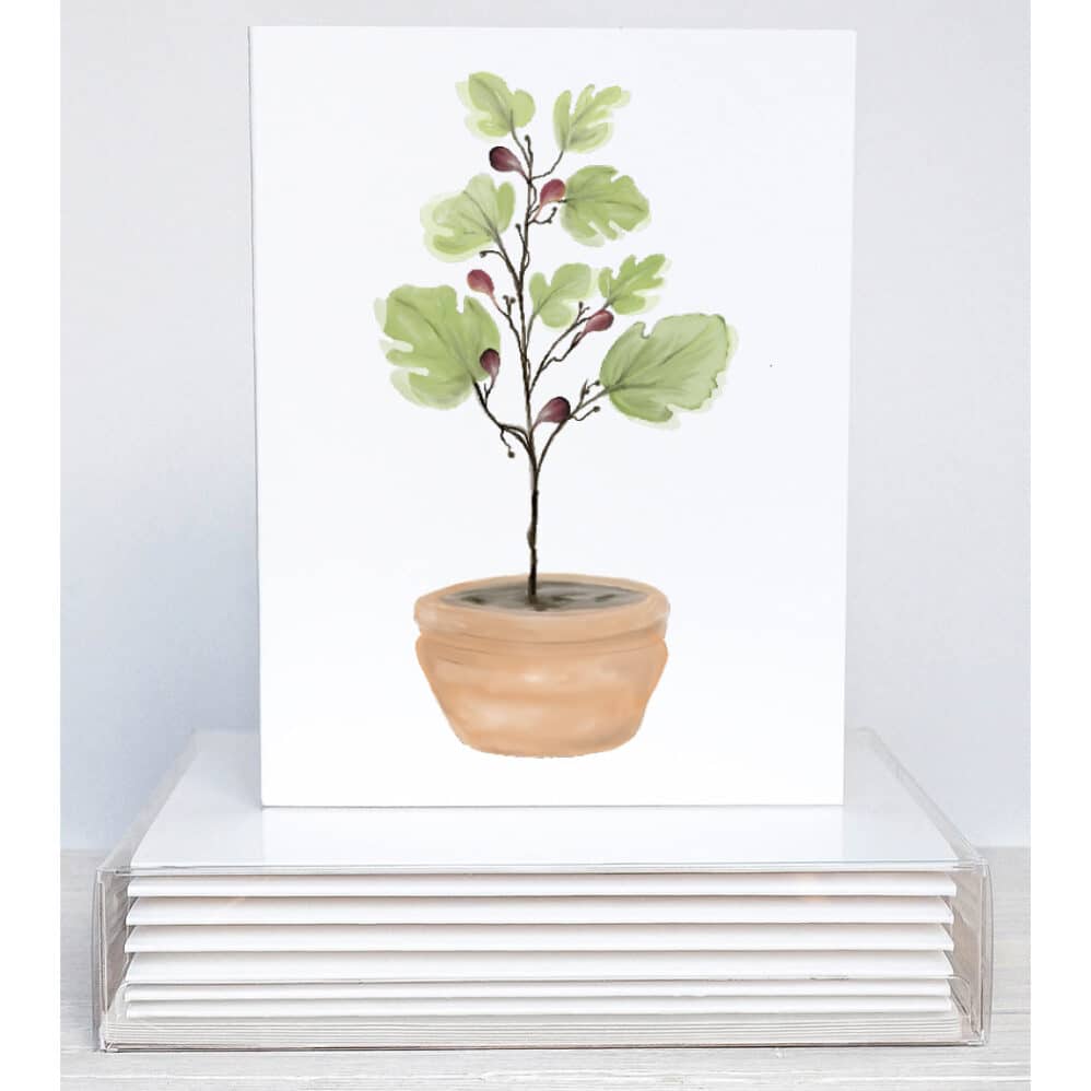 fig tree note card