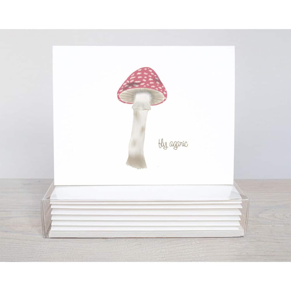 multi fungi note card