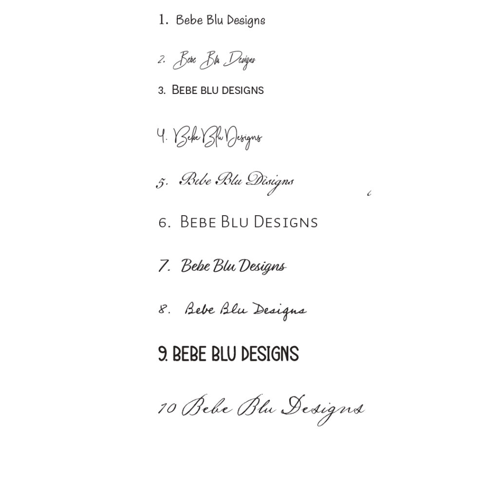 font choices for web