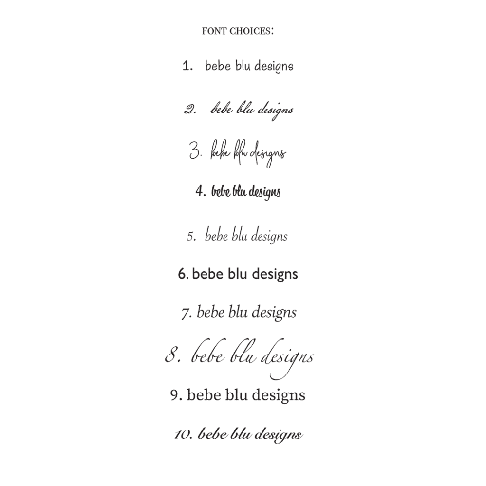 fonts