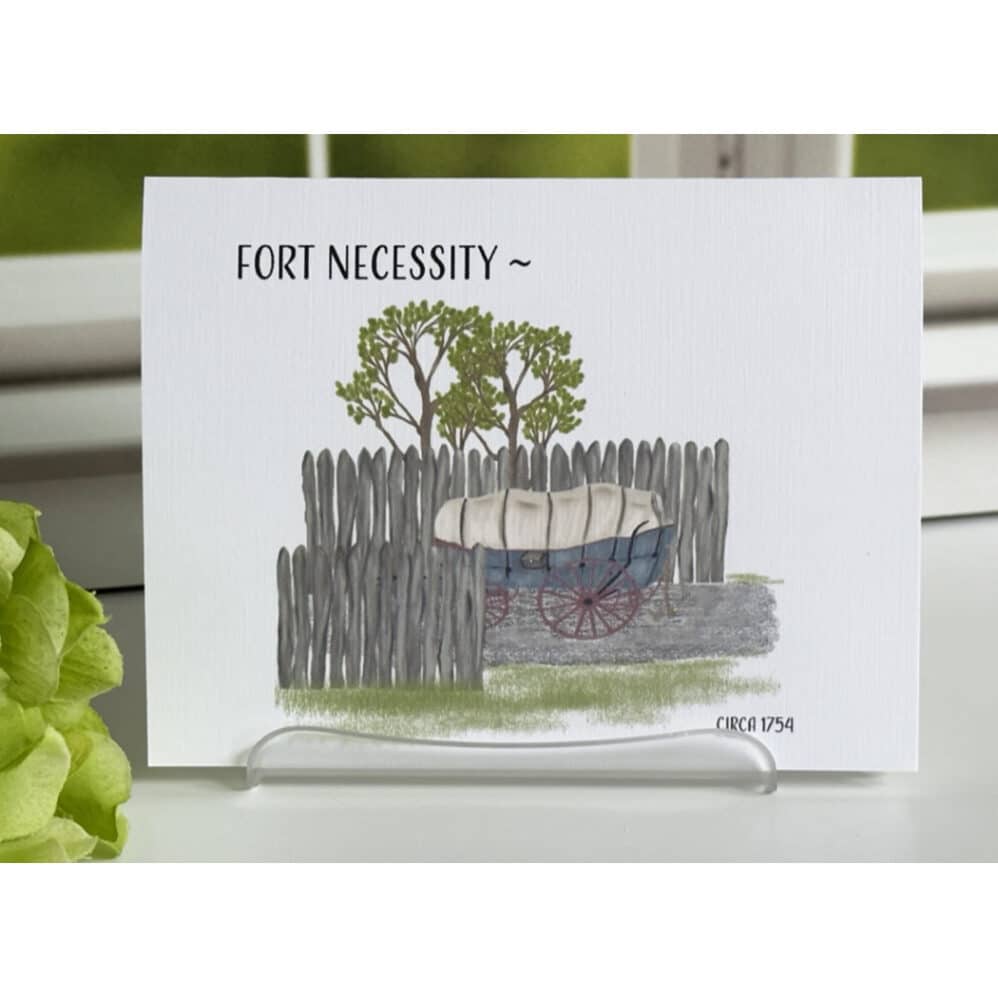 fort necessity note card