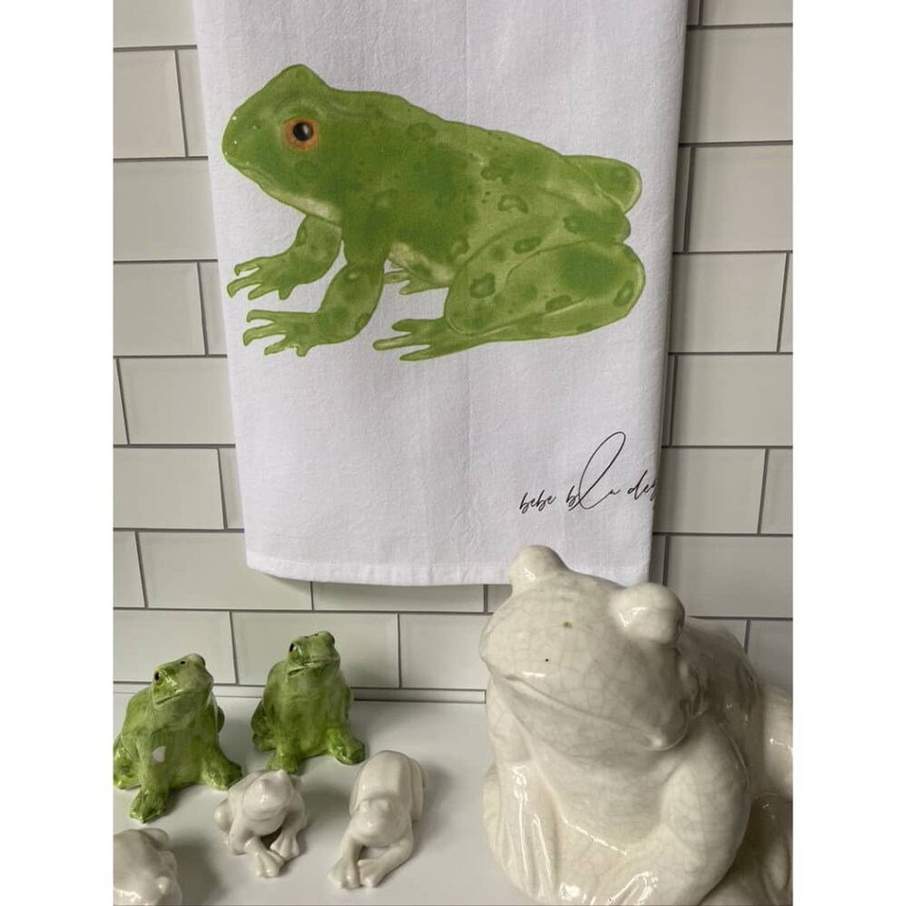 Frog Flour Sack Towel