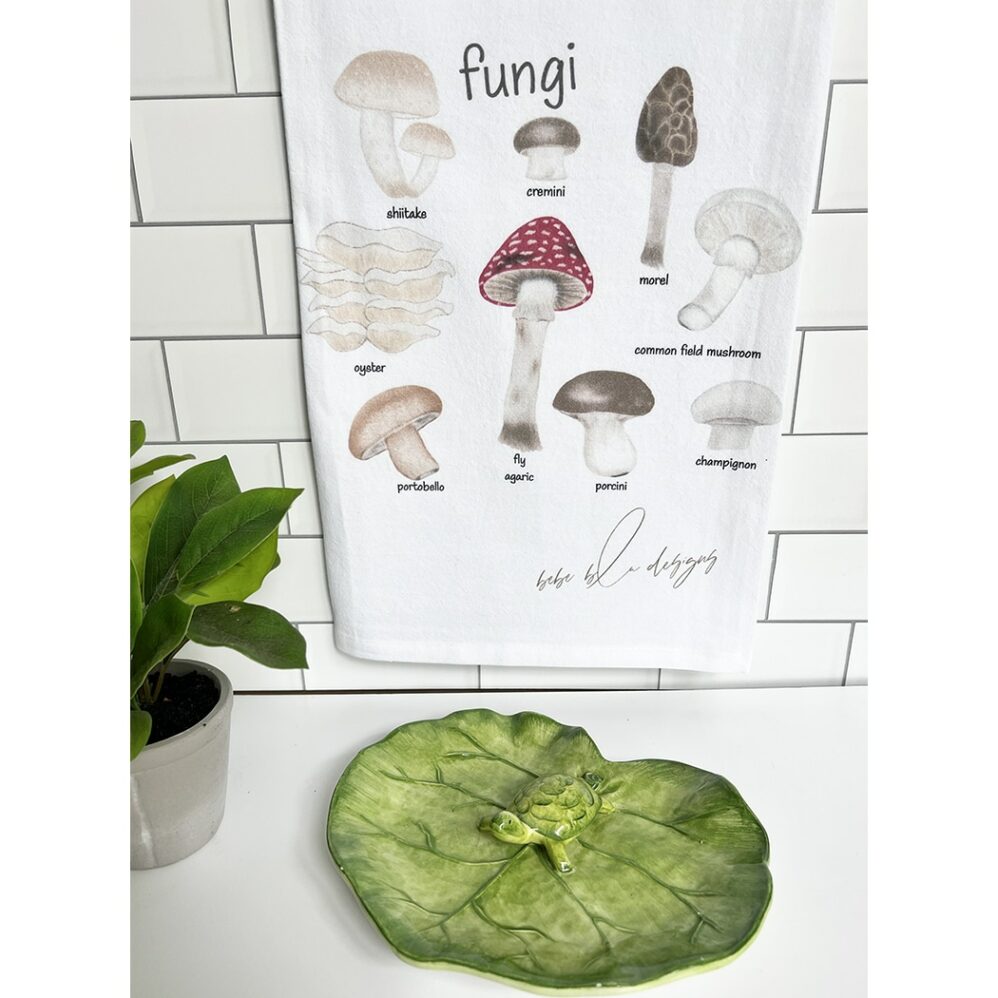 Fungi Flour Sack Towel